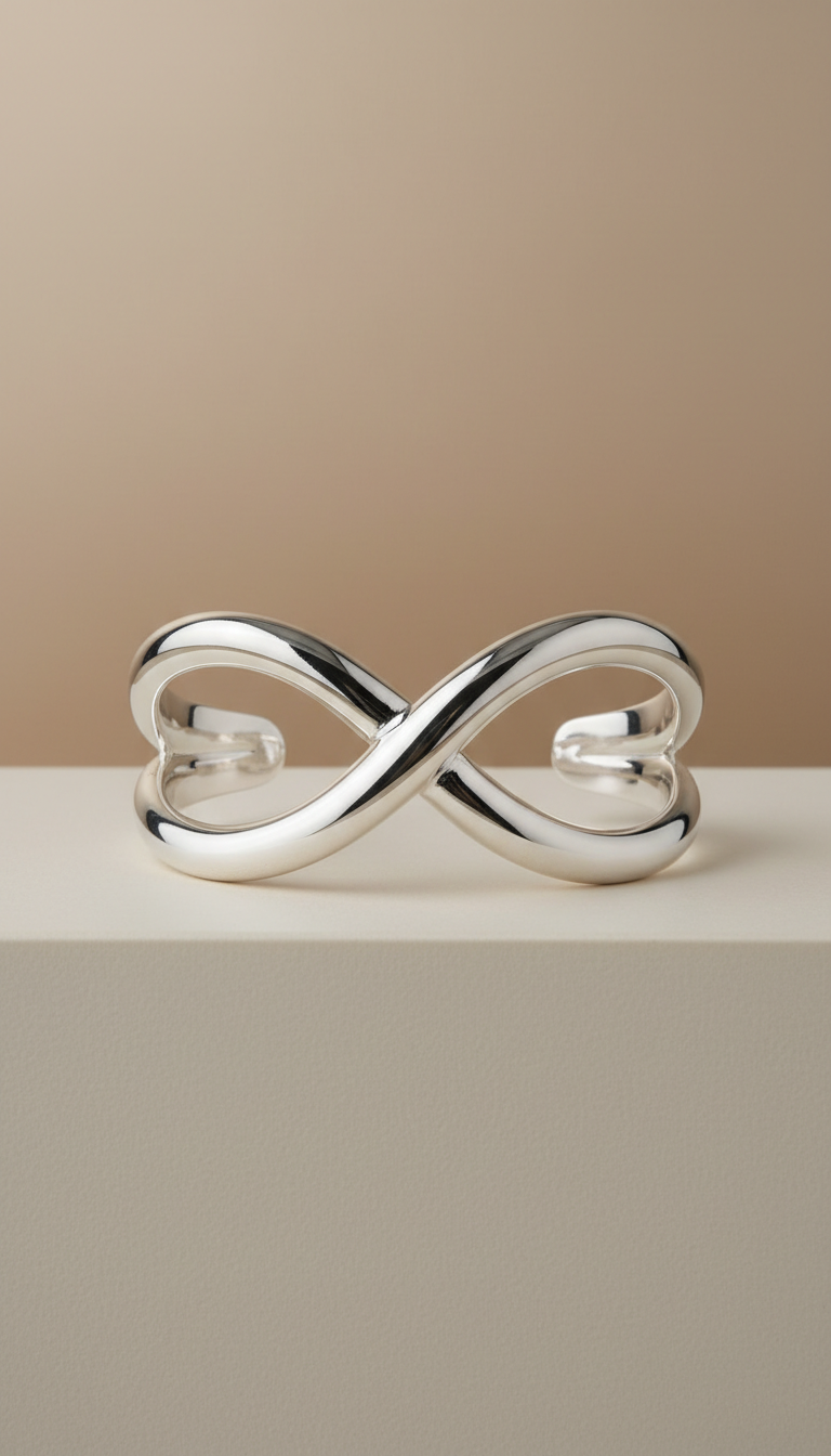 Bracciale Argento Lineare Lucido